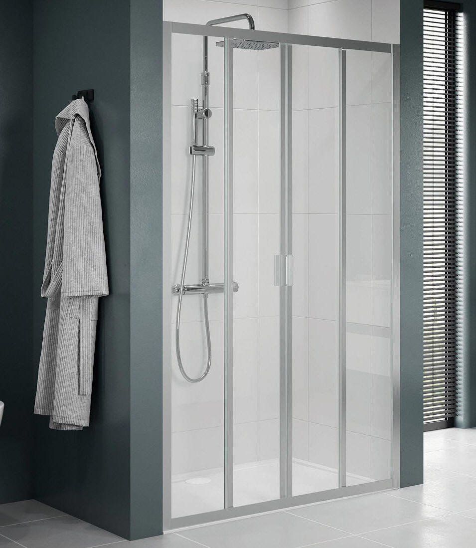 Novellini LUNES 2.0 2A extra wide shower enclosure with double sliding